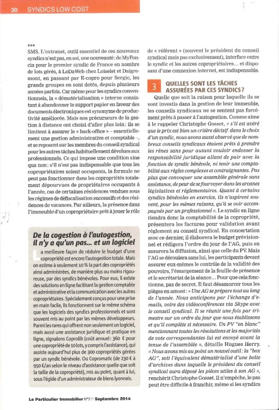 Le Particulier Immobilier Septembre 2014