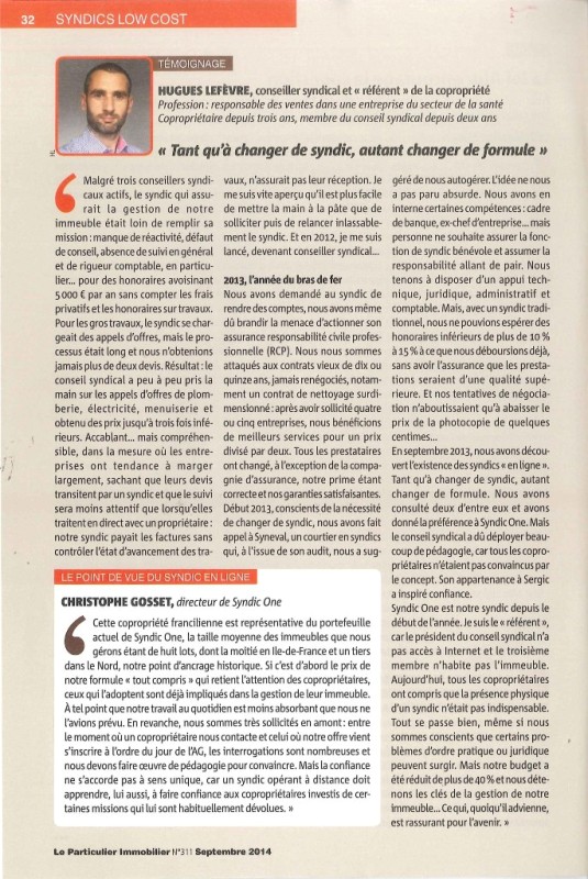Le Particulier Immobilier Septembre 2014
