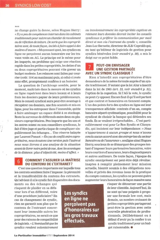 Le Particulier Immobilier Septembre 2014