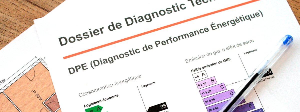 Fiche de DPE (Diagnostic de Performance Energétique) en copropriété
